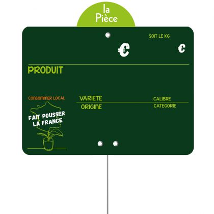 Etiquettes VOCC «Consommer local fait pousser la France»
