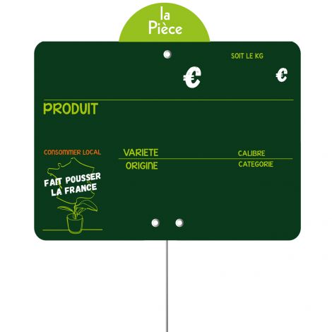 Etiquettes VOCC «Consommer local fait pousser la France»