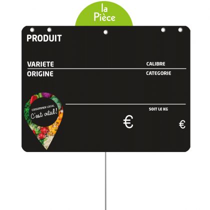 Etiquettes VOCC «Consommer local c'est vital !»