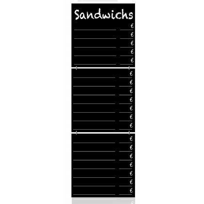 Panneau 30x30cm Trio Sandwich R°/V°+ fil nylon