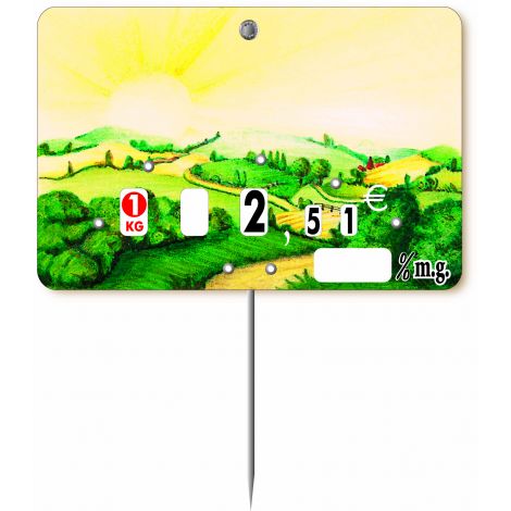 Paquet de 10 Etiquettes  7x10.5 cm Carte D'or neutre. roulettes +mg.PI