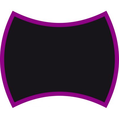 Paquet de 3 Ardoise 39x50cm Concerto liseré violet à assembler. fil nylon