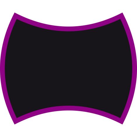 Paquet de 3 Ardoise 39x50cm Concerto liseré violet à assembler. fil nylon
