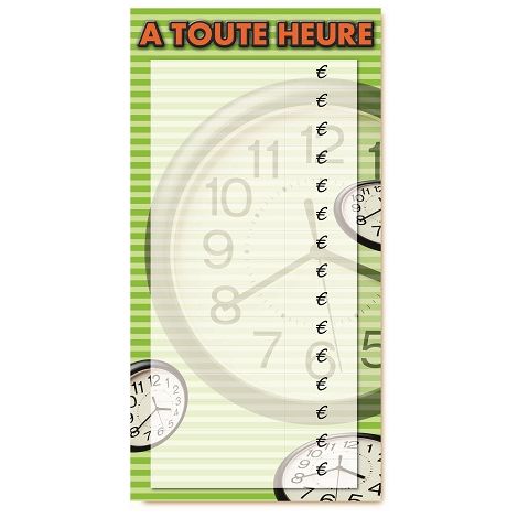 Tarif 60x30cm A toute heure + feutre alcool