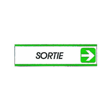 Plaque alu Sortie à droite