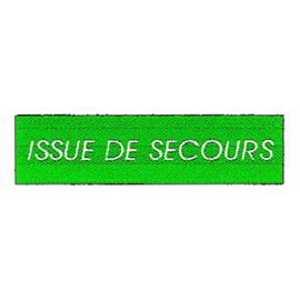 Plaque alu Issue de secours