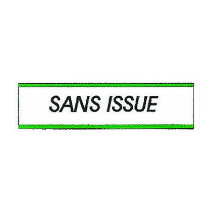 Plaque alu Sans issue