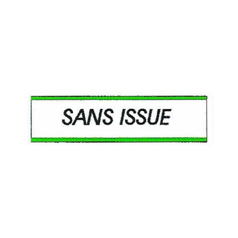 Plaque alu Sans issue