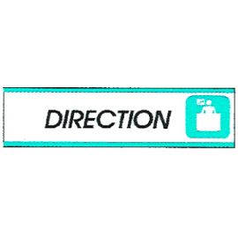 Plaque alu Direction