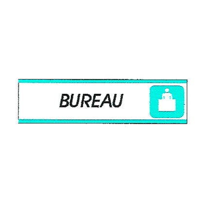 Plaque alu Bureau
