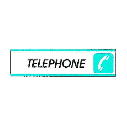 Plaque alu Téléphone