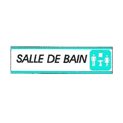 Plaque alu Salle de bain