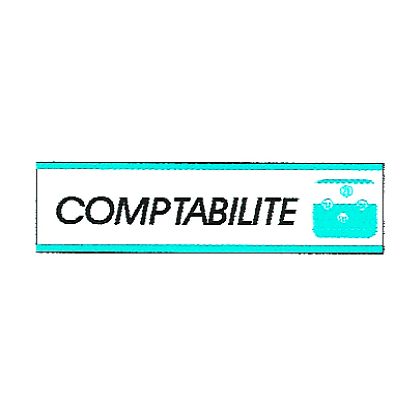 Plaque alu Comptabilité