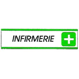 Plaque alu Infirmerie