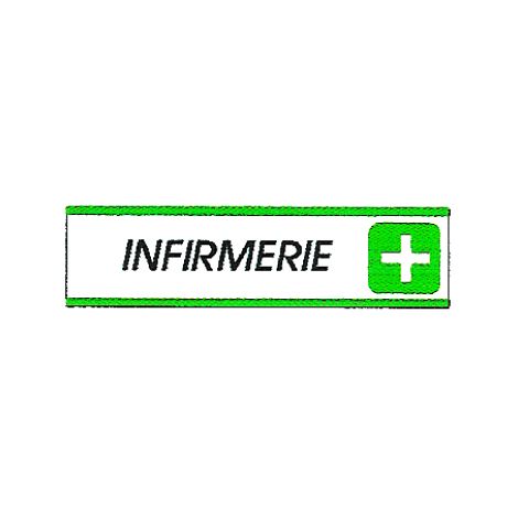 Plaque alu Infirmerie