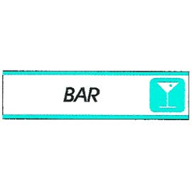 Plaque alu Bar
