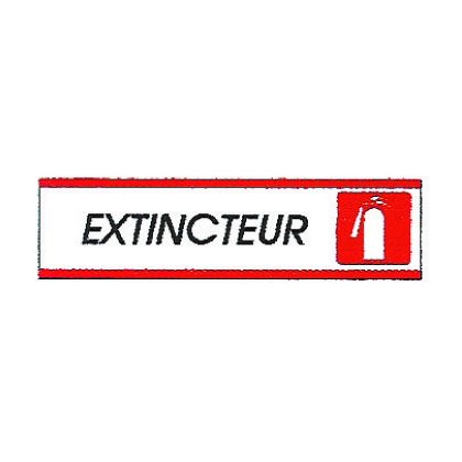 Plaque alu Extincteur