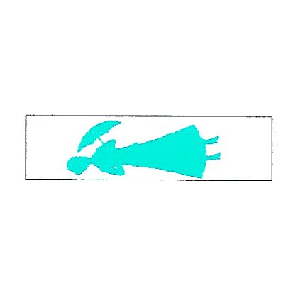 Plaque alu Figurine Femme/rétro