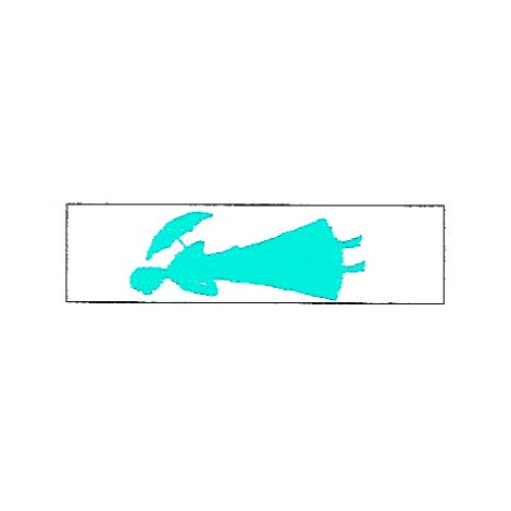 Plaque alu Figurine Femme/rétro