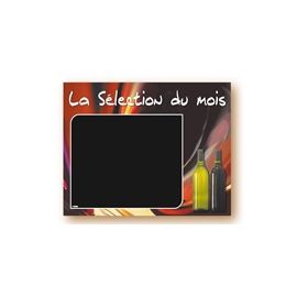 Panneau 40x30 cm Vino - Sélection du Mois + fil
