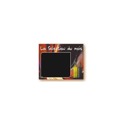 Panneau 40x30 cm Vino - Sélection du Mois + fil