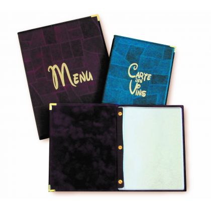 Carte des vins 18.7x23.3 cm Elégance bordeaux