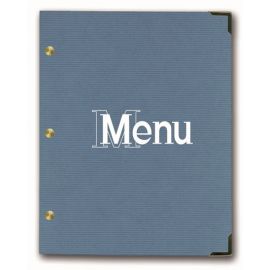 Protège-menu 24.5x31.5cm Ambiance bleu