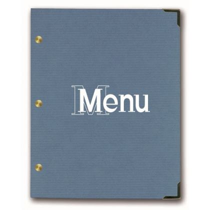 Protège-menu 24.5x31.5cm Ambiance bleu