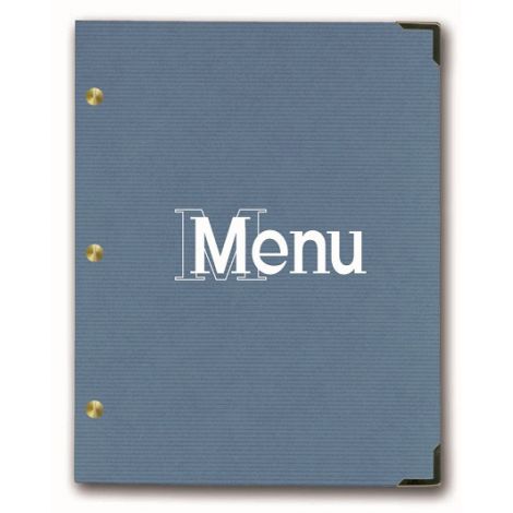 Protège-menu 24.5x31.5cm Ambiance bleu