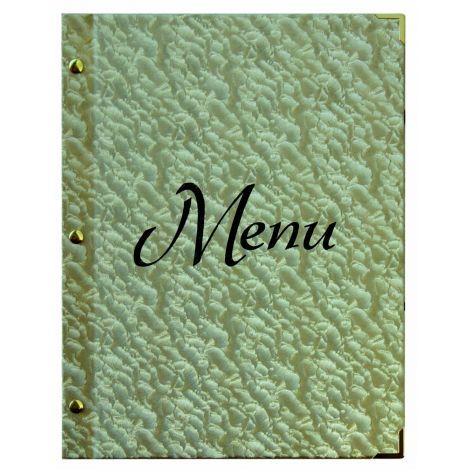 Protège-menu 24x31.5cm Prestige doré