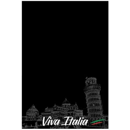 Panneau 40x60 cm "Viva Italia" 1 fil nylon