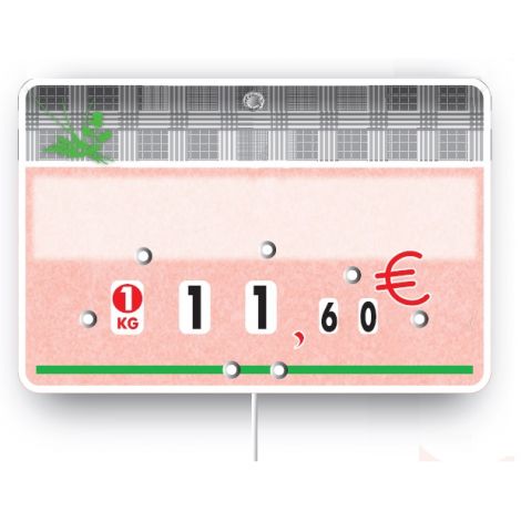 Paquet de 10 Etiquettes 7x10.5cm Tendance neutre. à roulettes..pique inox