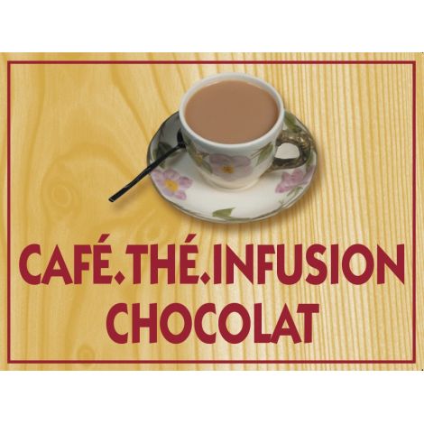 Pancarte 20x15cm Far West + fil (précisez le texte)