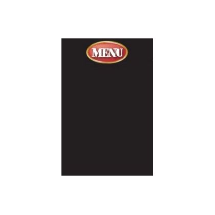 Panneau 60x40cm Blason rouge - Menu
