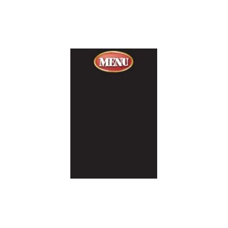 Panneau 60x40cm Blason rouge - Menu